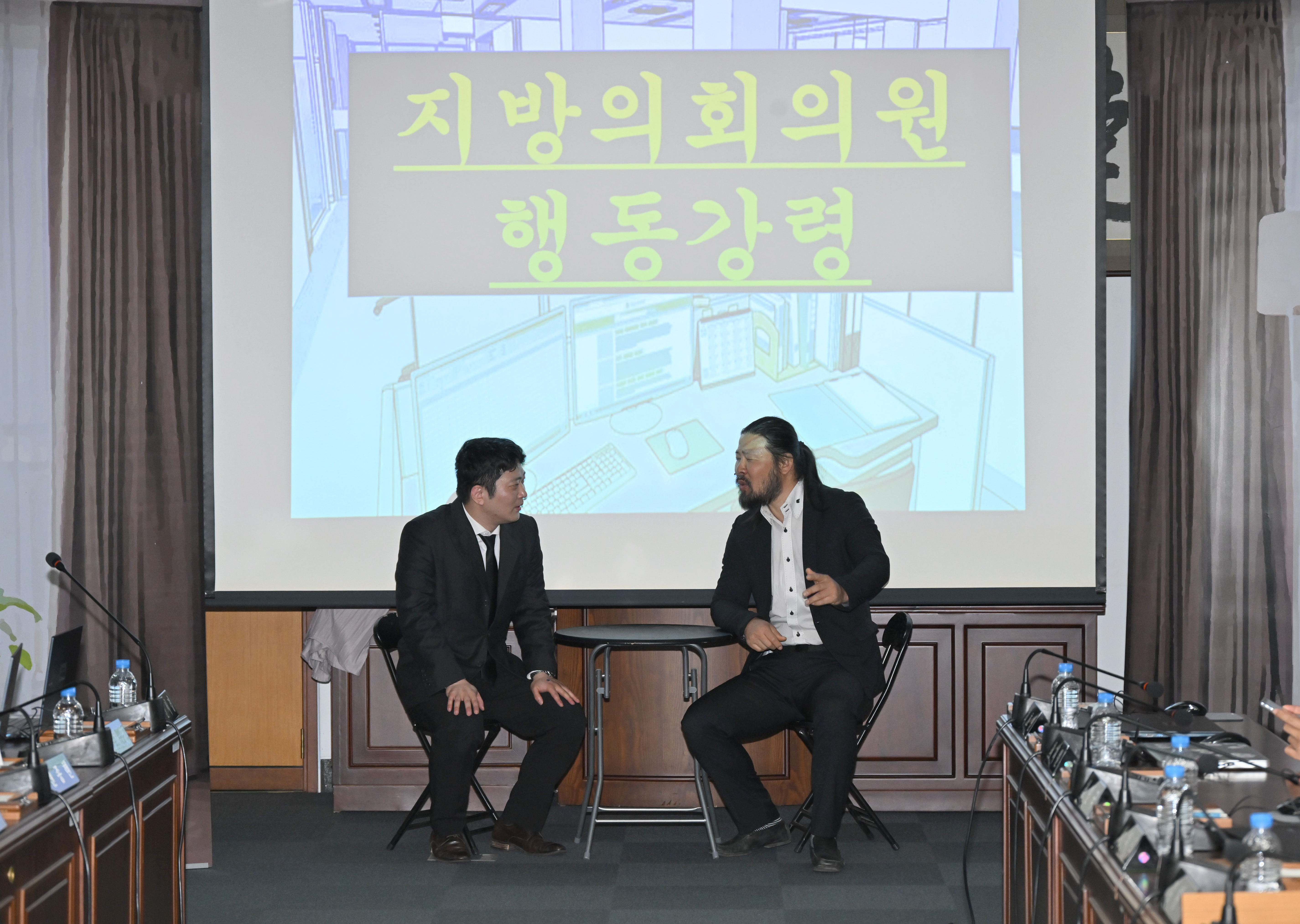 '2025 진주시의회 청렴 교육' 게시글의 사진(8) '진주시의회 청렴교육 극단 지우 연극 (12).JPG'