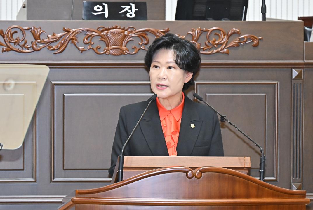 제263회 진주시의회 임시회 1차 본회의(5분 자유발언)