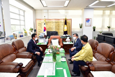 진주상공회의소 회장 방문