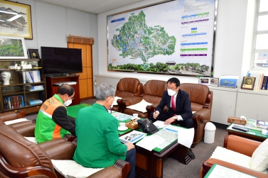 진주시 자율방재단 의견청취 및 현장방문