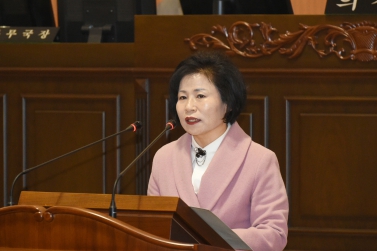 제175회 진주시의회 임시회 제2차 본회의  강길선 의원 5분 자유발언.