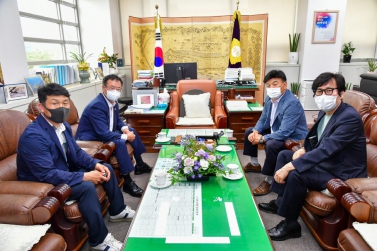 국제라이온스 355-E지구 임원진 방문