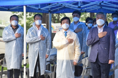 진주시 보건소 상시 선별진료소 개소식