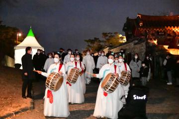 2021년 진주남강유등축제 초혼 점등식