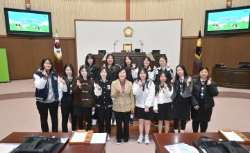 선명여고 진주시의회 견학