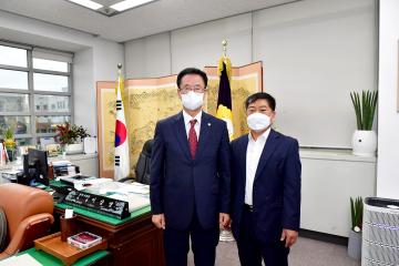 신임 민주평통 진주시협의회 회장 접견