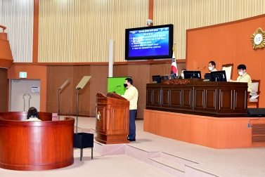 남강본류 방류량 증대 절대불가 결의안에 대한 제안 설명