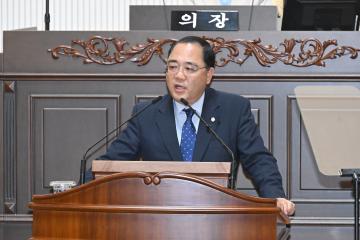제256회 진주시의회 정례회 1차 본회의(5분 자유발언)