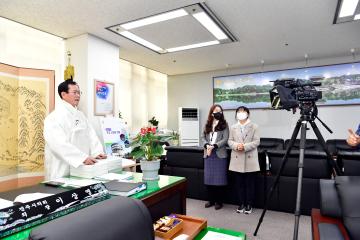 3.1절 기념 진주결인, 기생 만세운동 재현행사 축사 영상 촬영