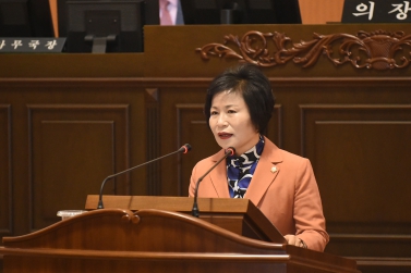 제182회 진주시의회 제2차 정례회 제1차 본회의 강길선 의원 5분 자유발언.
