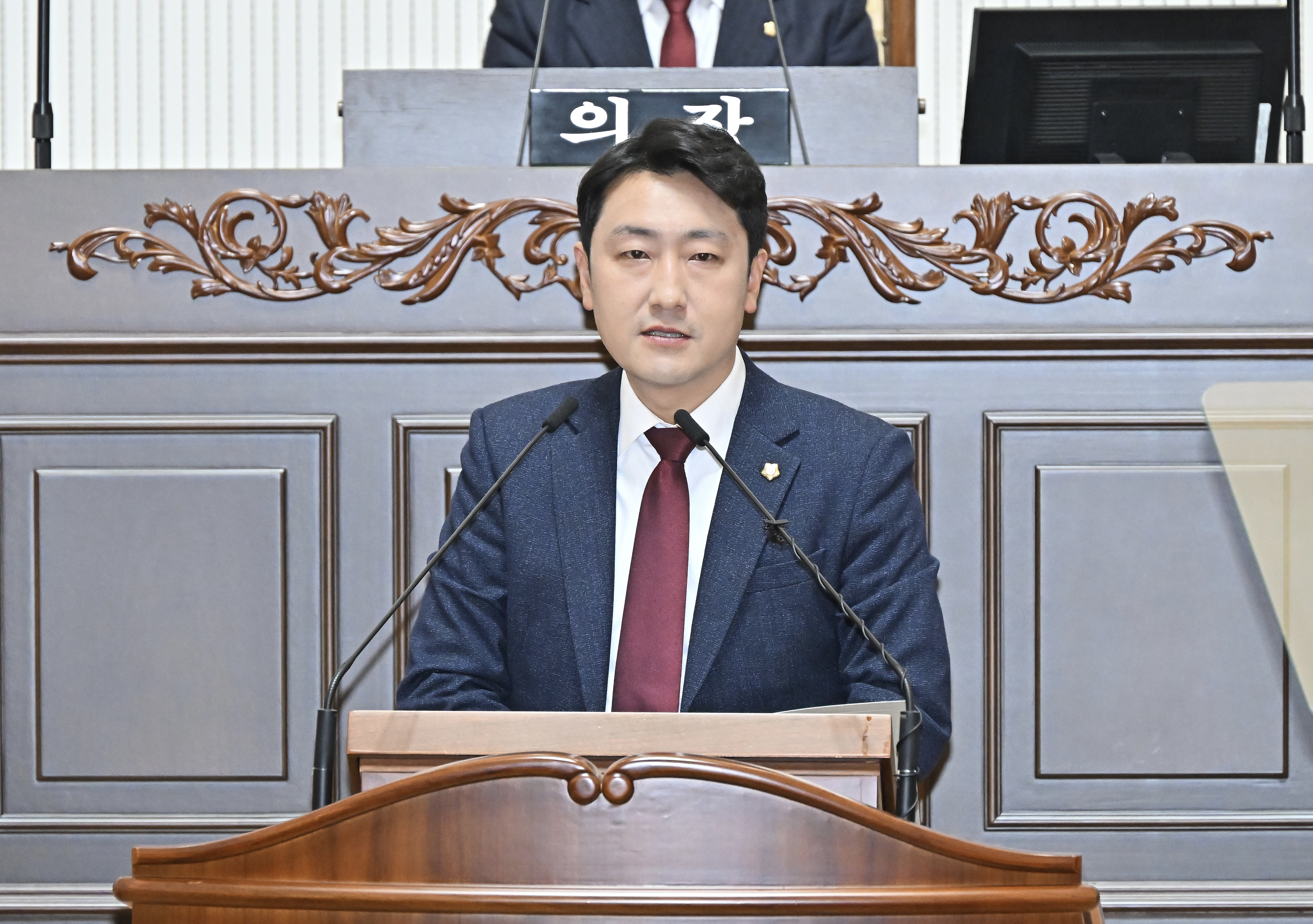 '[5분 자유발언] 경남인재개발원 이탈? “진주시 손 놓고 있어선 안 돼”(오경훈)' 게시글의 사진(1) '오경훈 (1).jpg'